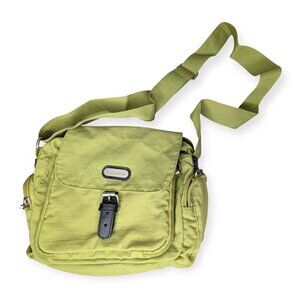 Baggallini Green Nylon Crossbody Adjustable Strap Bag 10" x 8" x 4"